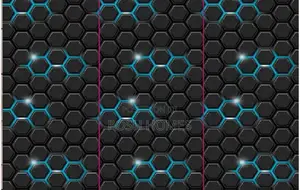 Bright Blue 3d Wallpanels