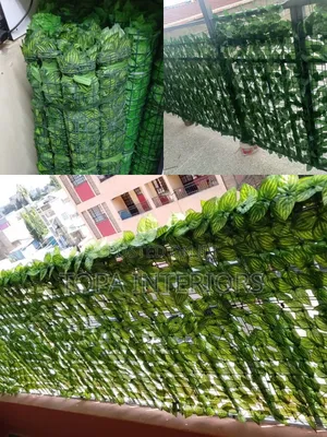 Generic Expandable Green Hedge Fence For Balcony Privacy