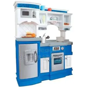 Gourmet Prep and Serve Kitchen - Blue Grey