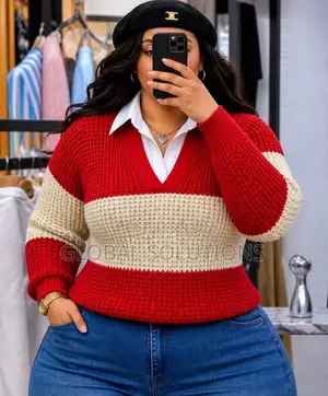 Women's Color-Block Knitted Sweater