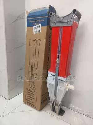 Hand-Held Manual Seeder and Fertilizer Applicator