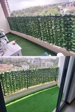 Premium Dark Green Artificial Hedge Fence Outdoor Privacy Panel