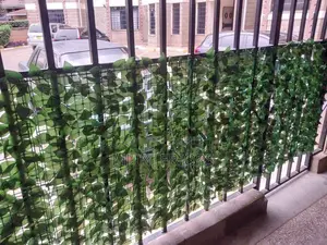Balcony Dark Green Artificial Privacy Fence Roll Garden Decor Use