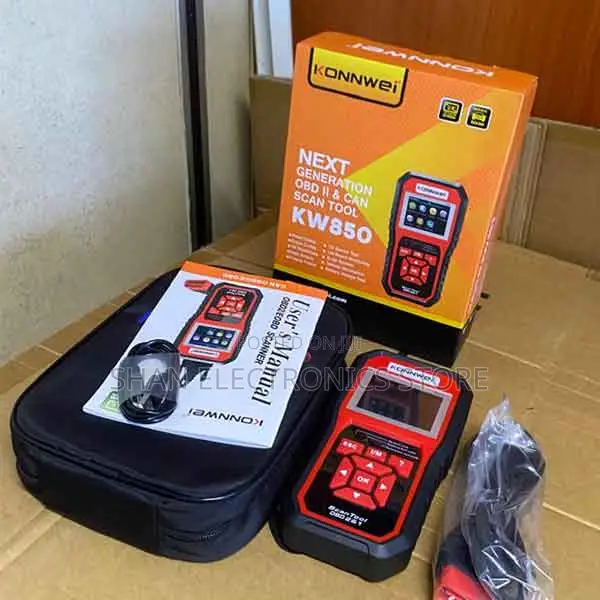 * Kw850 Obd2 Car Diagnostic Scanner Engine Code Reader Live Data *