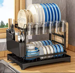 Advanced 2tier Big Size Dishrack With Cup Holder