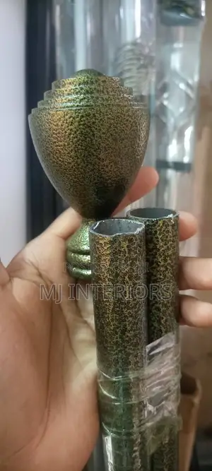 Heavy Duty Metal Curtain Rods With Elegant Finishing Touch