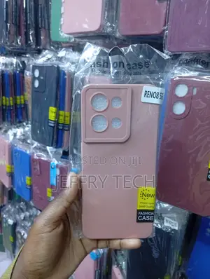 Oppo Reno8 5g Dusty Pink Liquid Silicone "Pro Camera" Protective Case