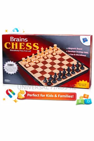 Brains Chess Board Game – Educational Strategy Game for Kids Adults