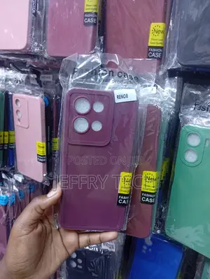 Oppo Reno8 Deep Maroon : Elevated Pro-Camera Protection Block Case