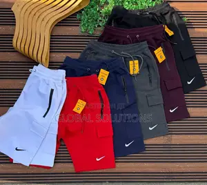 Classy Casual Cargo Shorts Feature Side Zip Pockets