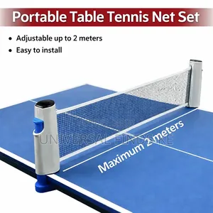 Portable Retractable Table Tennis Net Set – Adjustable Ping Pong Net