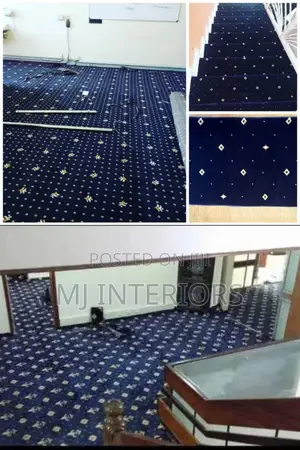 Luxury Blue Office Carpet Rolls for Professional Interiors