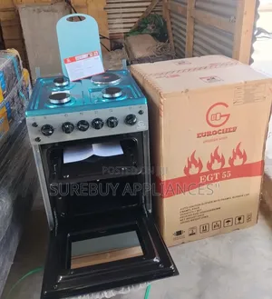 Eurochef Standing Cooker 3+1 Burner Electric Oven