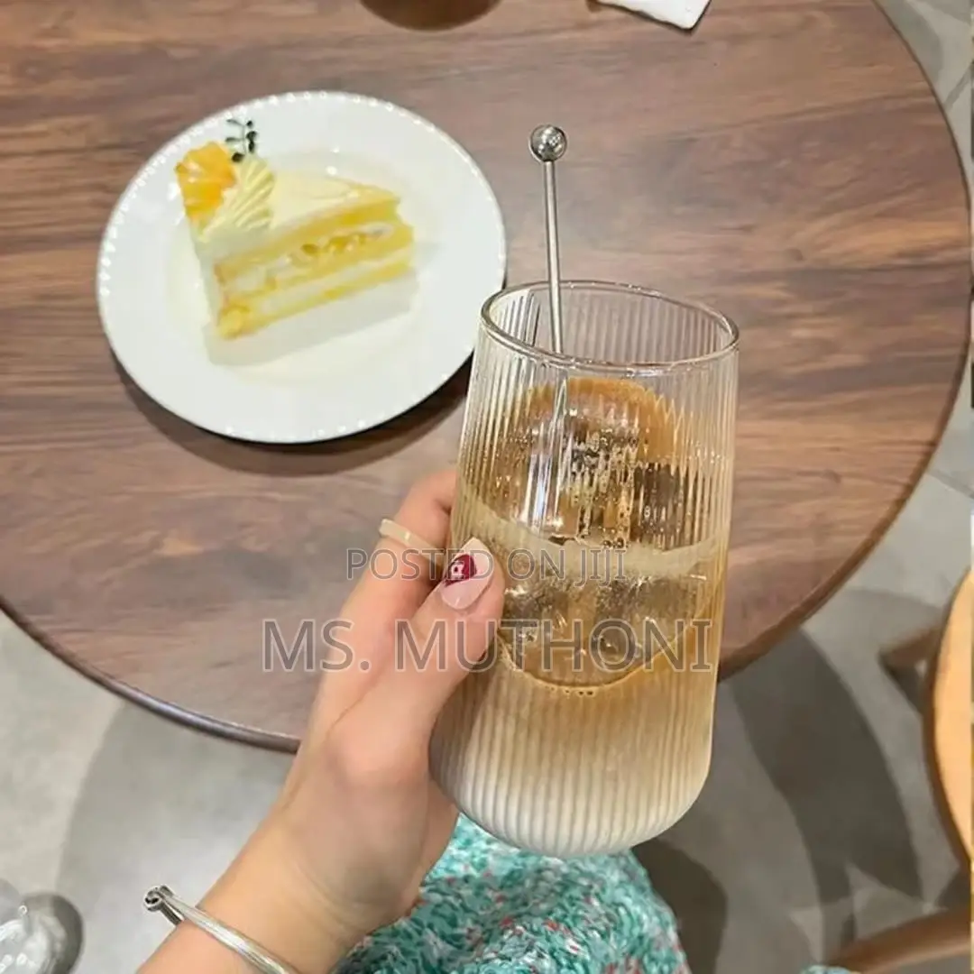 3 PCS Vertical Stripes Highball Glass
