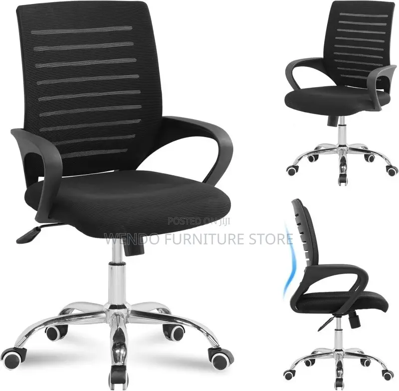 Offcie Chairs; Strong Mesh Home Office Seat With Mid Backrest