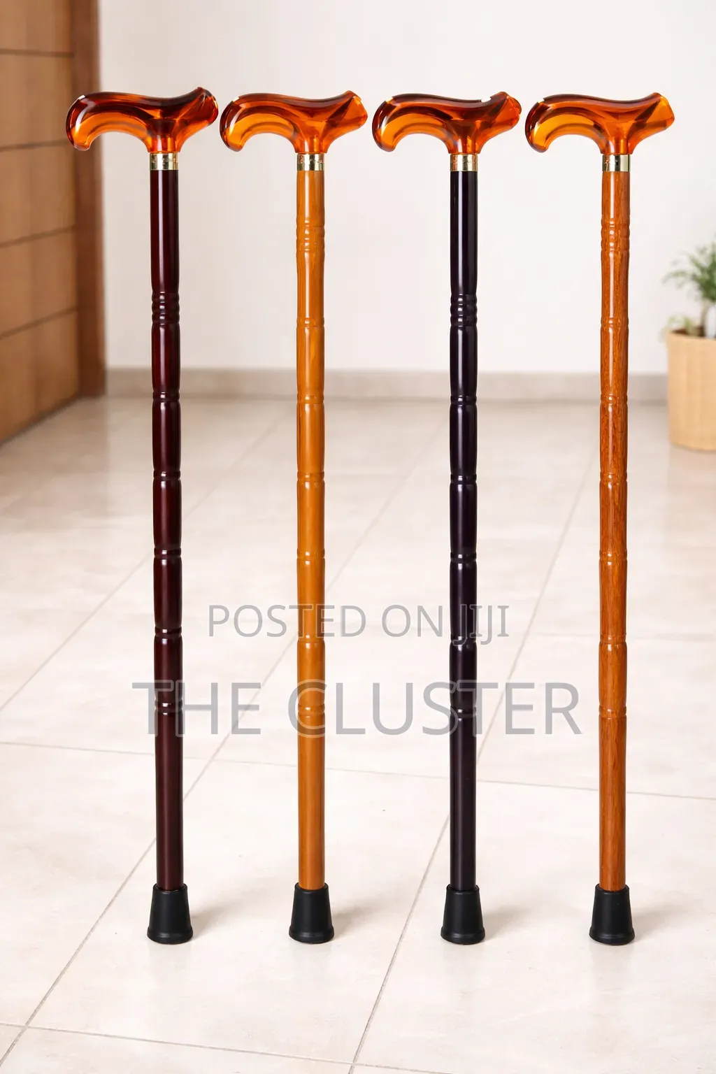 Luxury Glass Handle Walking Sticks