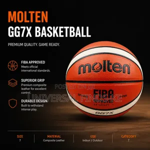 Molten Gg7x Basketball – Size 7 Official Match Ball