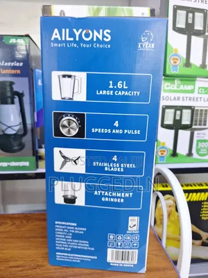 Ailyons 1.6l Steel Blade Blender.