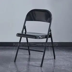 Black Foldable Study Office Chair.