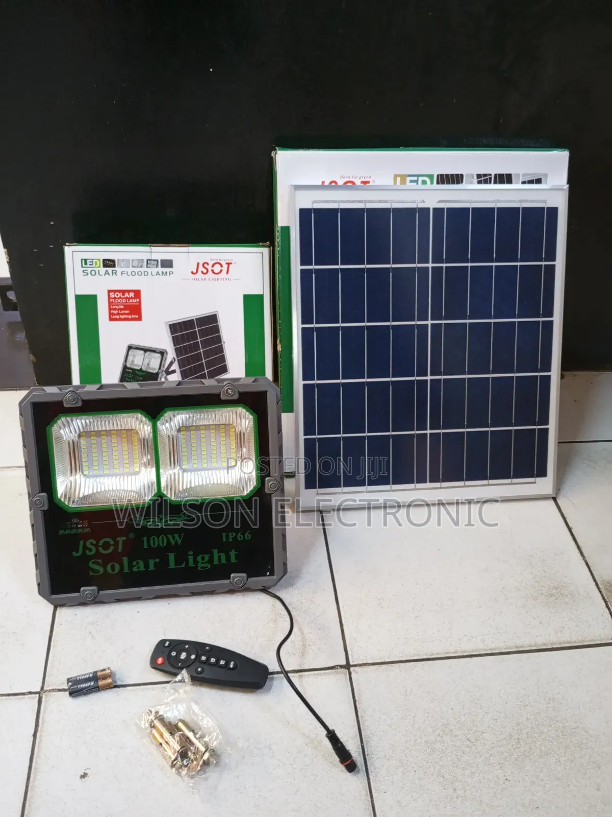Solar Floodlight Double Eye. 100w