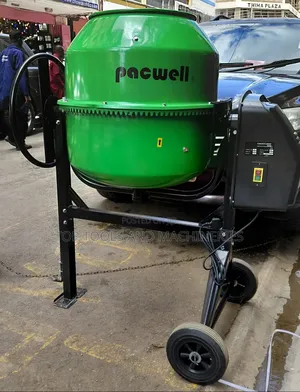 200 Litres Pacwell Heavy Duty Electric Concrete Mixer With Wheels
