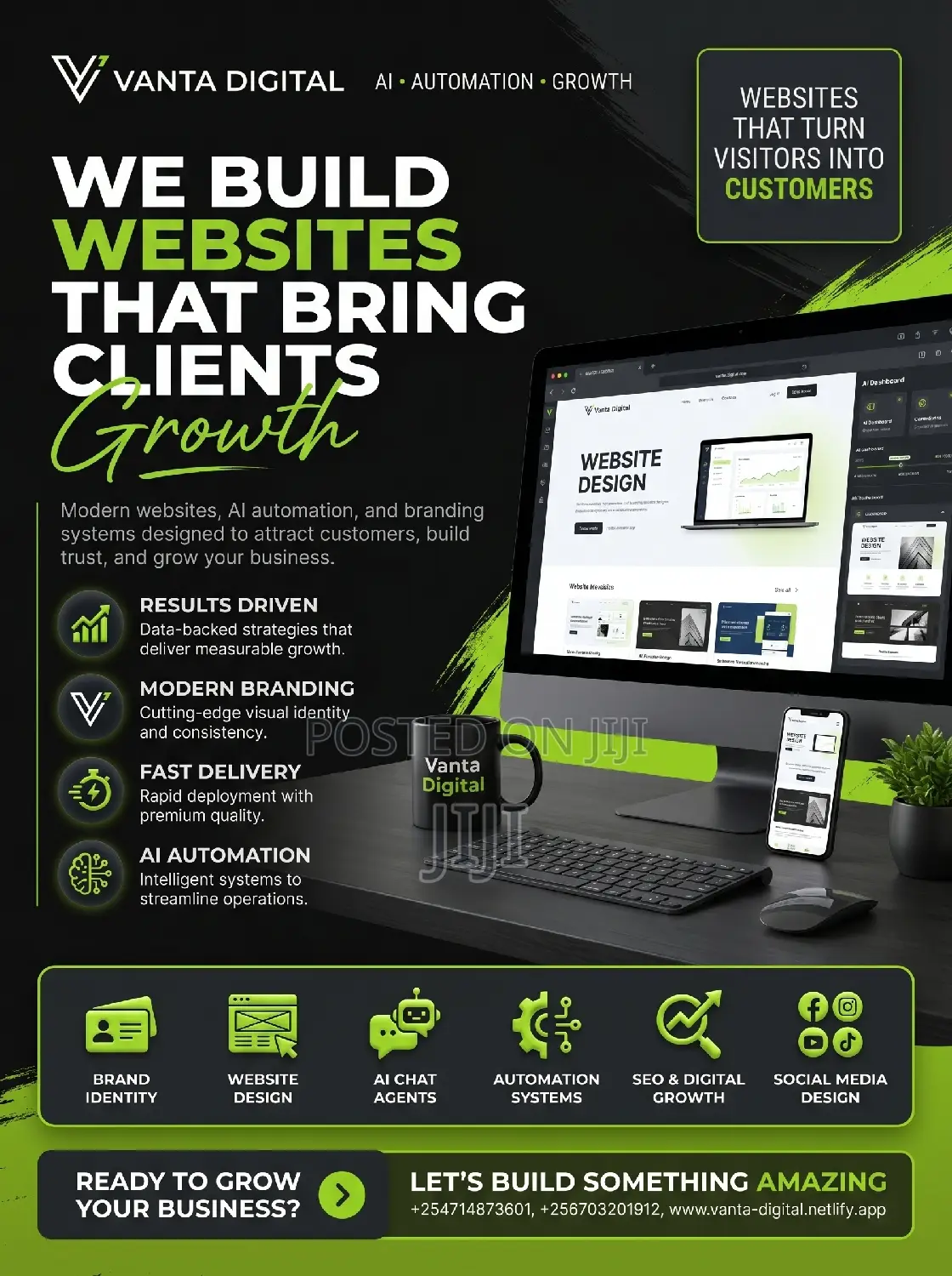 Websites, Ai Chatbots, Automations | Vanta Digital Kenya