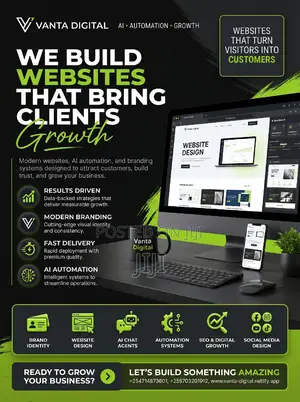 Websites, Ai Chatbots, Automations | Vanta Digital Kenya