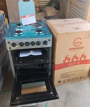 Eurochef Standing 3 Gas + 1 Electric Cooker Complete Kitchen 50*55