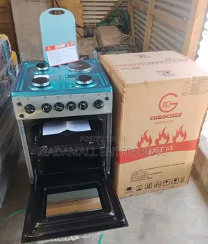 Eurochef 3 Gas Burner + 1 Electric Cooker – Style, Power Performance