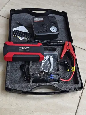 Car Jump Starter With Air Compressor 99800mah 12v Battery