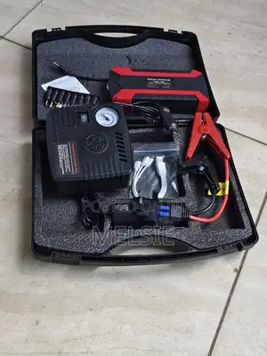Multifunction Car Jump Starter Kit With Air Compressor