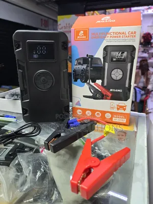 Car Jump Starter Portable Tire Inflator – Battery Booster Power Bank