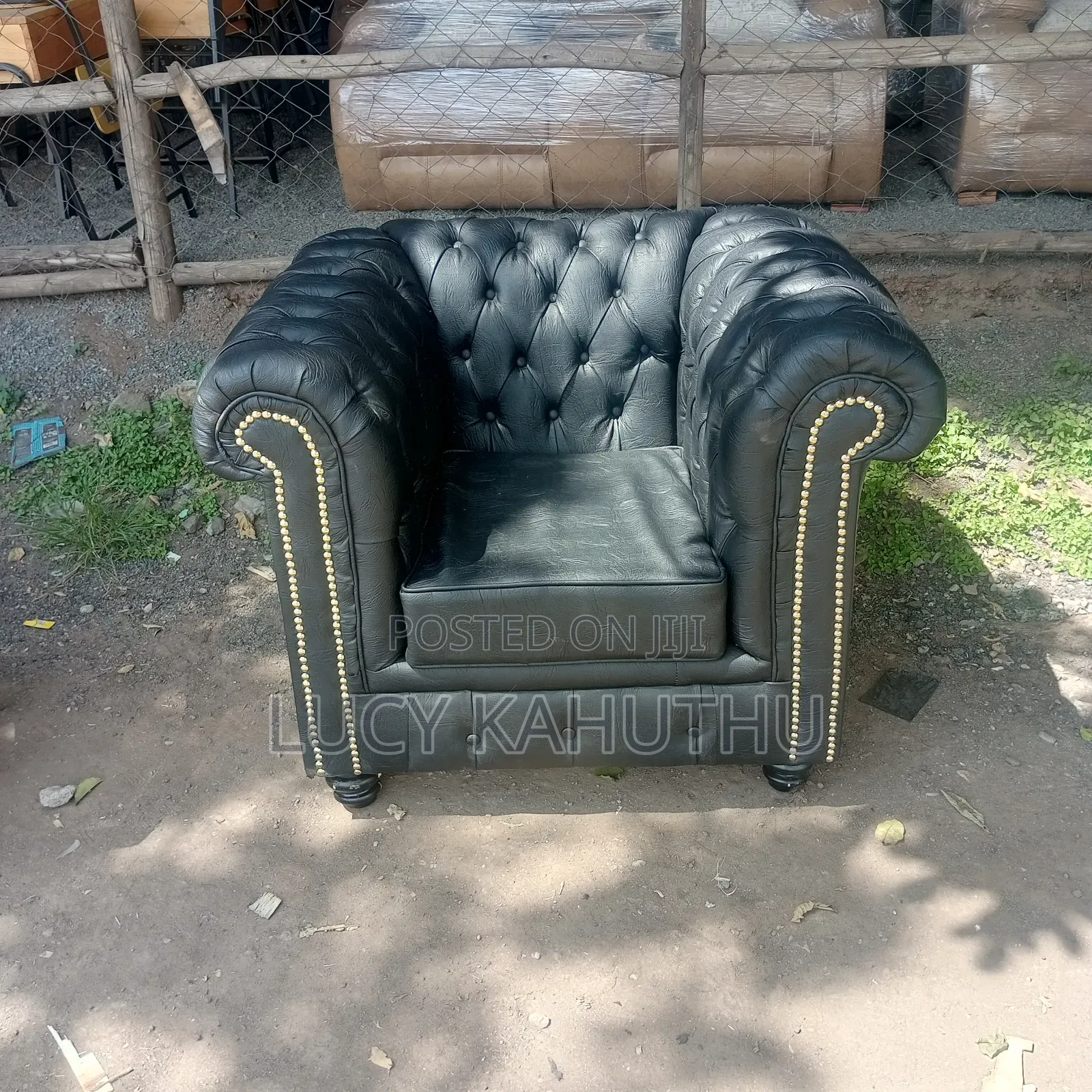 Black Chester Chair With Caucasus