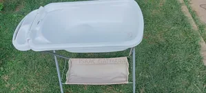 Portable Baby Bath Tub With Folding Stand - Great Condition