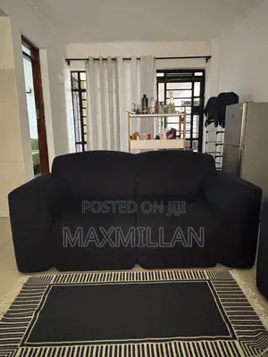 Super Comfy 2-Seater Sofa – Deep Blue (Excellent Condition)