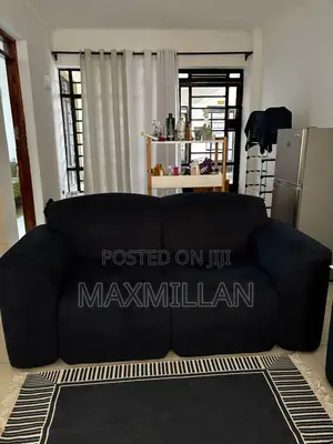 Super Comfy 2-Seater Sofa – Deep Blue (Excellent Condition)