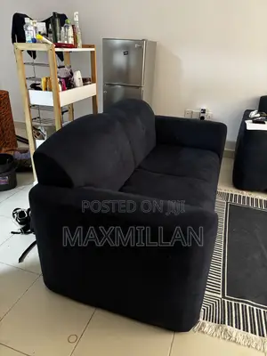 Super Comfy 2-Seater Sofa – Deep Blue (Excellent Condition)