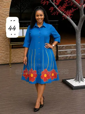 Good Quality Shift Dresses With a Vibrant Yellow and Red Floral Print