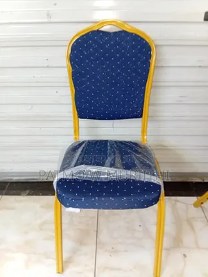 Conference Banquet Chair With Cushioned Seat - Heavy Duty Metal Frame