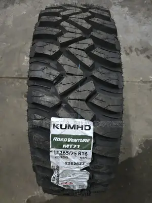 265 /75 R16 Khumo Tires (Mud Terrein) Korea.