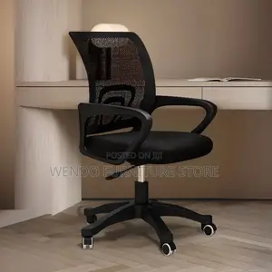 Office Chairs; Reclining Mesh Black Office Chairs