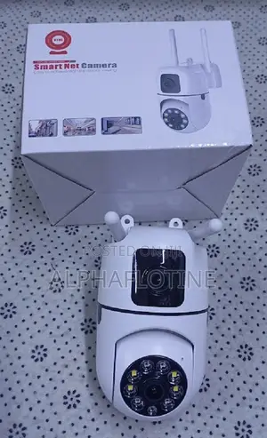 Ac-4mp Hd Dual Lens Camera Wifi Security for Small Business Office