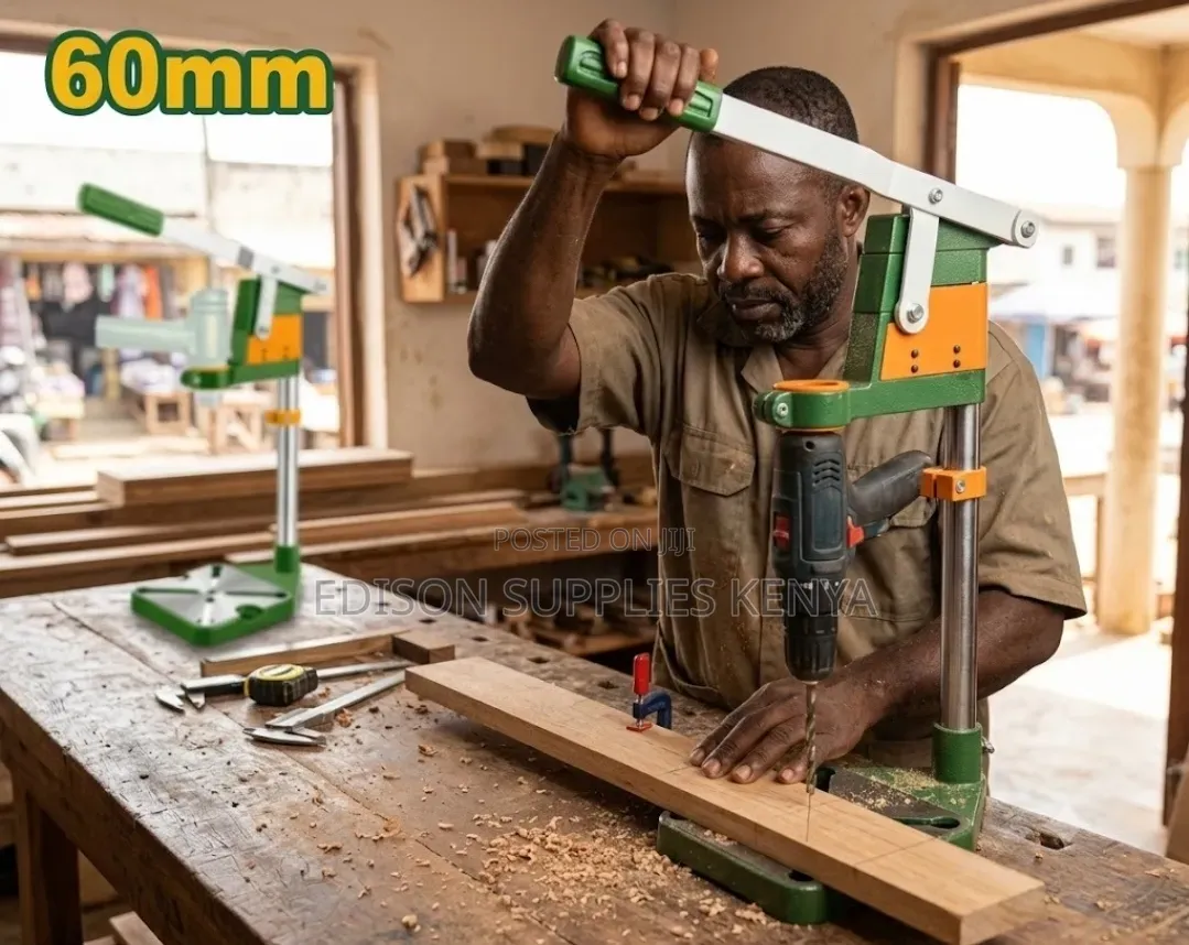 Drill Stand Drill Holder Clamp Portable Adjustable Electric Drills
