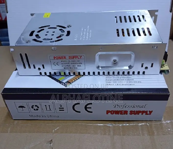 CCTV Power Supply Unit 12v 30 Amps- Open