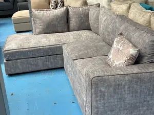 6 Seater L Seat Grey Sectional Sofa