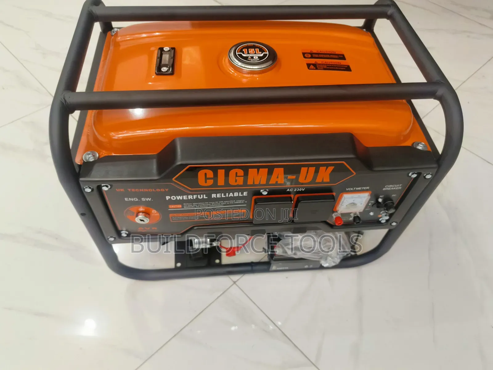 6 Kva Petrol Powered Open Generator