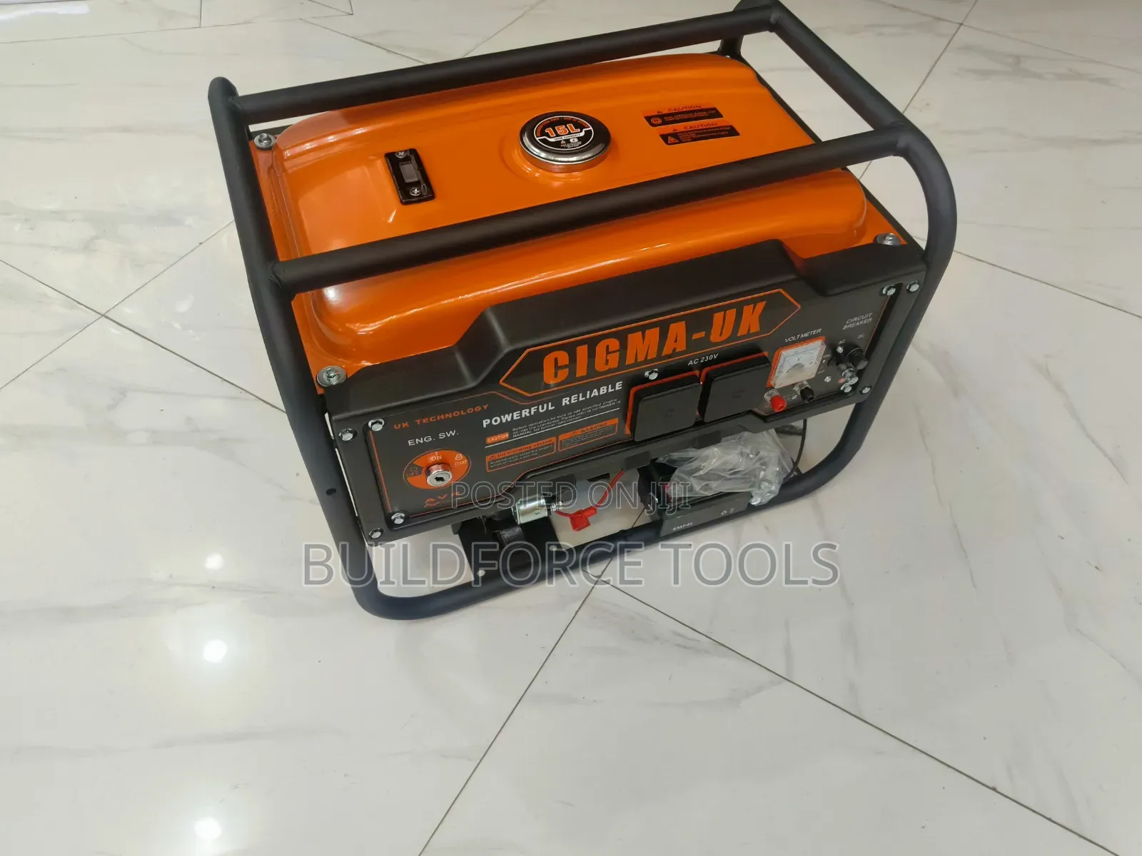 6 Kva Petrol Powered Open Generator