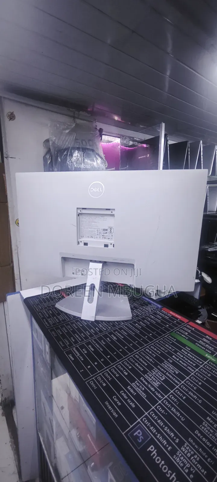 White Dell 27 Inches Frameless