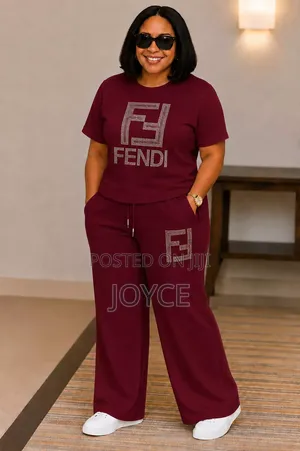 2 Pc Set Fendi Track Suit