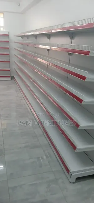 Wall Supermarket Shelves